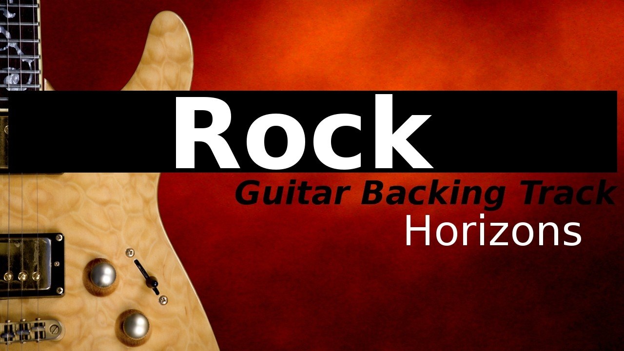 Backing Track for Guitar in A Major - Horizons