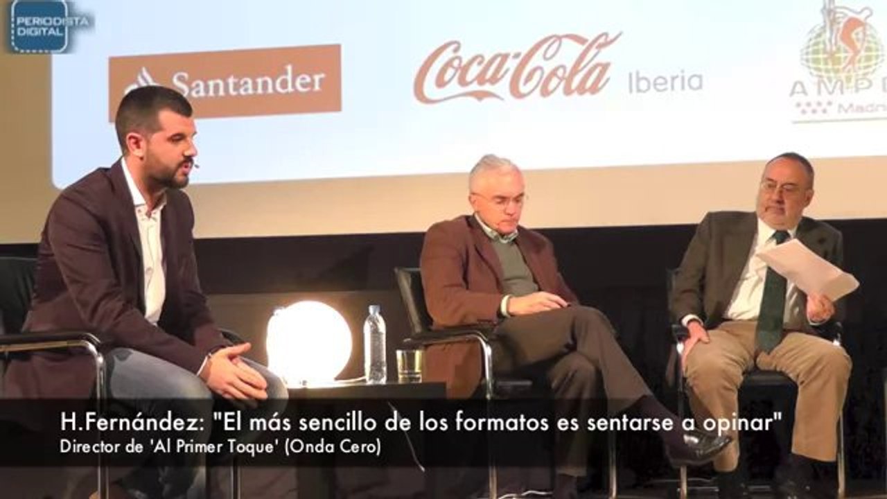 Pedrerol analiza el fenómeno de los 'late night' televisivos. Foro 'Deporte en clave' 20-1-2014