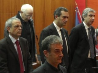 Napoli - Il Consiglio Comunale commemora il vigile Liguori (23.01.14)