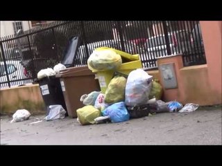 Aversa (CE) - Isola ecologica abusiva in Via Montale (05.01.14)