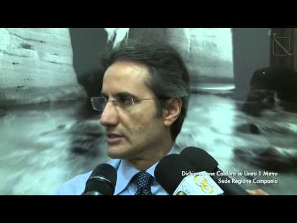 Napoli - Metro linea 1, Caldoro:"Finalmente chiuso il cerchio" (13.12.13)
