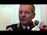 Napoli - Carabinieri, il saluto del generale Adinolfi (11.12.13)