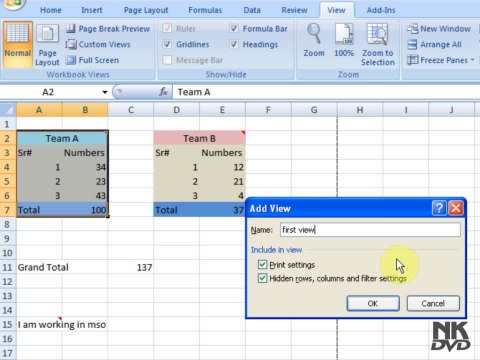 Lesson 84 The Workbook Views Microsoft Office Excel 2007 2010 free Educational video Training Tutorials in Urdu Hindi language