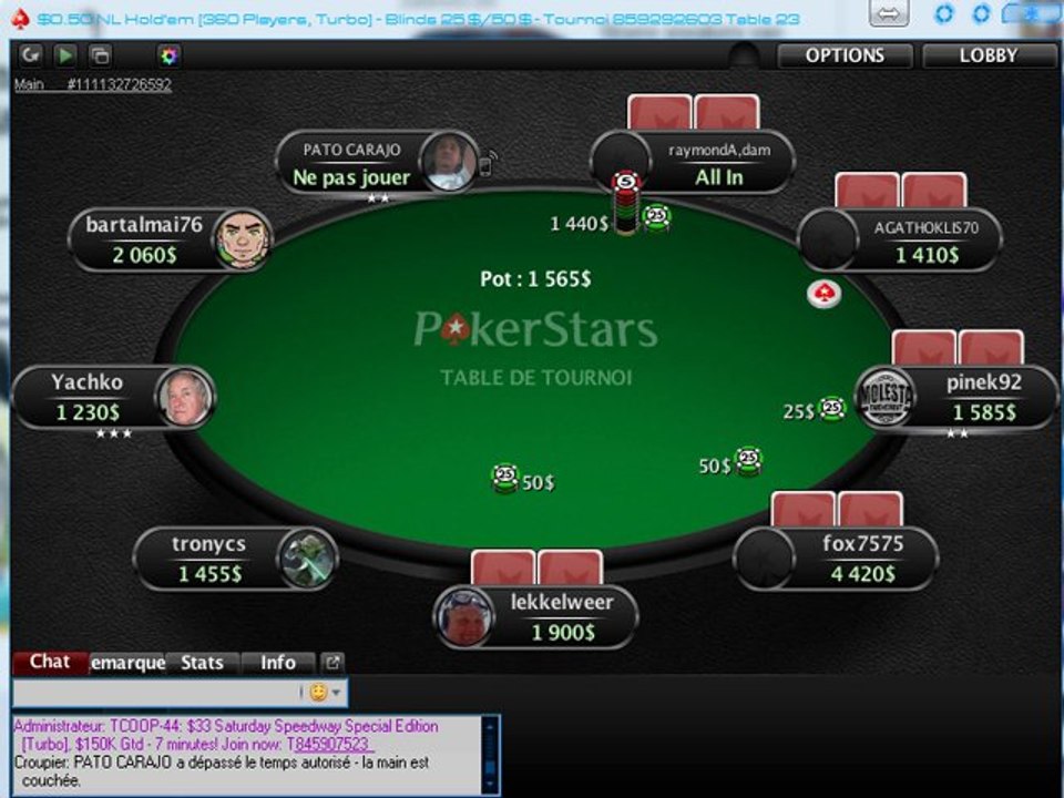 Bart on Poker Event