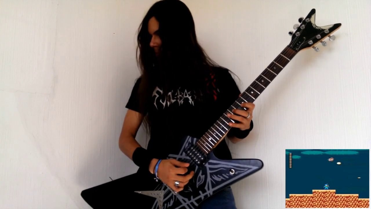 Alan Basher - Megaman Dr. Willy's Stage Metal Cover