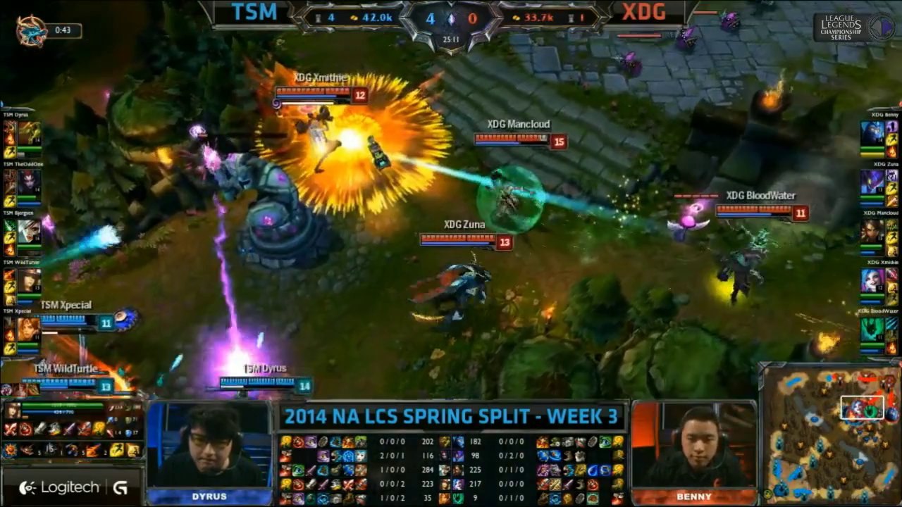 LCS NA W3D1 TSM vs XDG