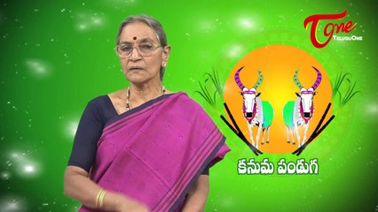 Significance of Kanuma || Makara Sankranthi 2014 Special || By Dr Anantha Lakshmi