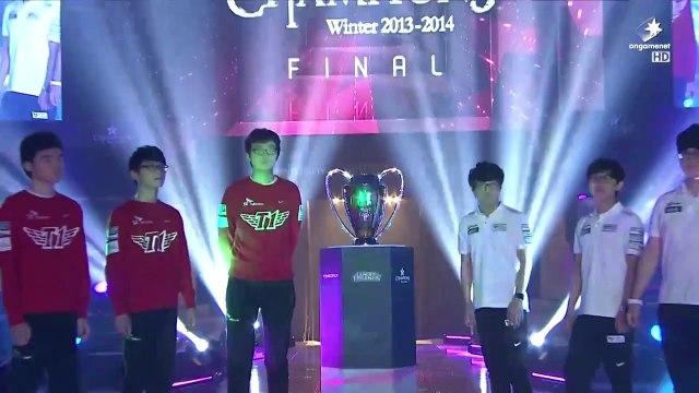 LOL Champs WInter Final_player introduction 롤챔스 윈터 결승전 오프닝 세레모니