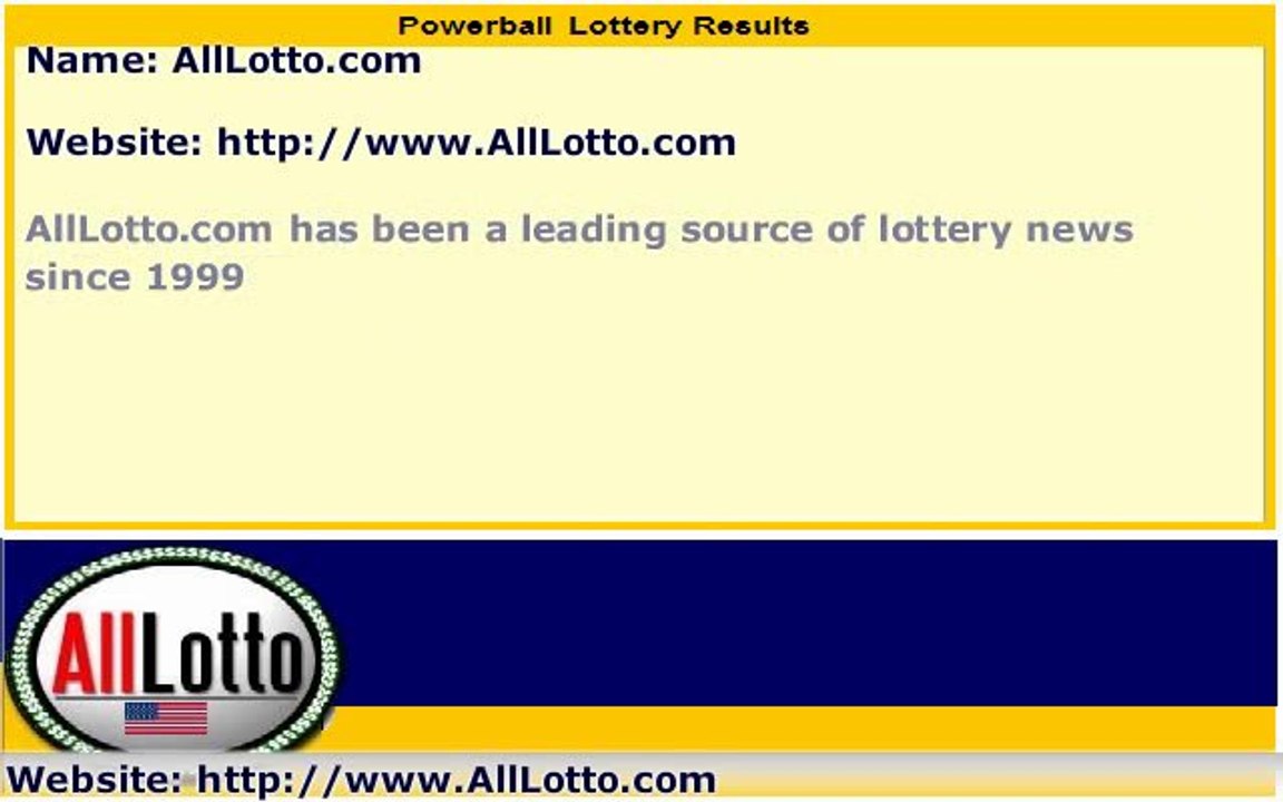 Powerball Lottery Drawing Results for February 1, 2014