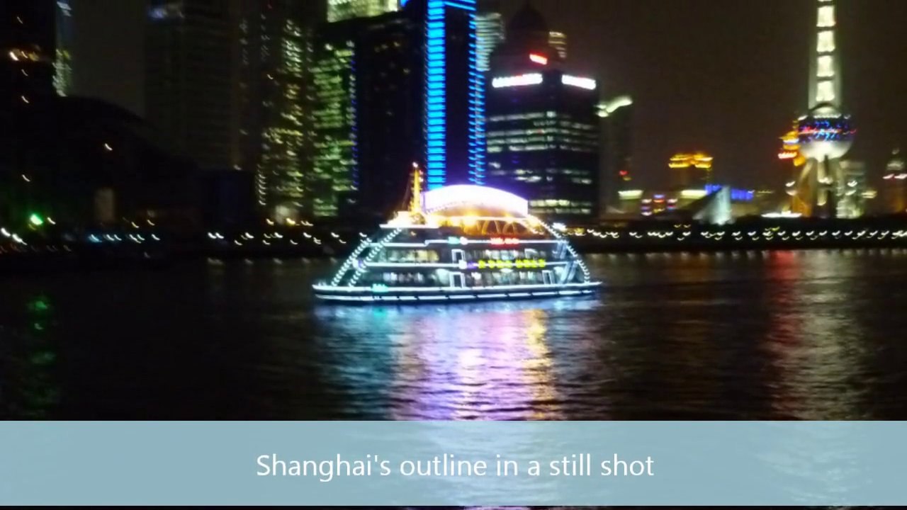 Uptown Shanghai - Dazzling Pulsating Night City Lights. China Holidays