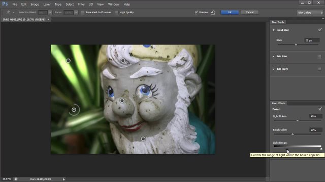 Photoshop CS6: New Field Blur Filter - Tutorial