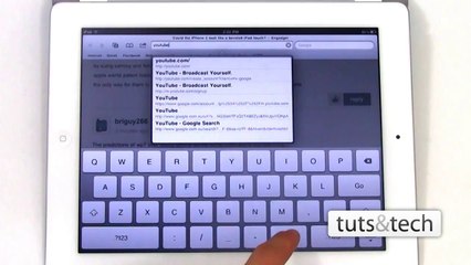 iPad: Easy Web Addresses - Quick Tip