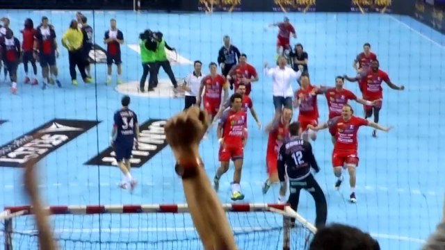 20140201 demi finale Coupe de la ligue handball Jets de 7m