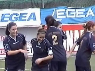 VASO LAZANA - CORNER KICK GOAL ( WOMEN'S FOOTBALL )