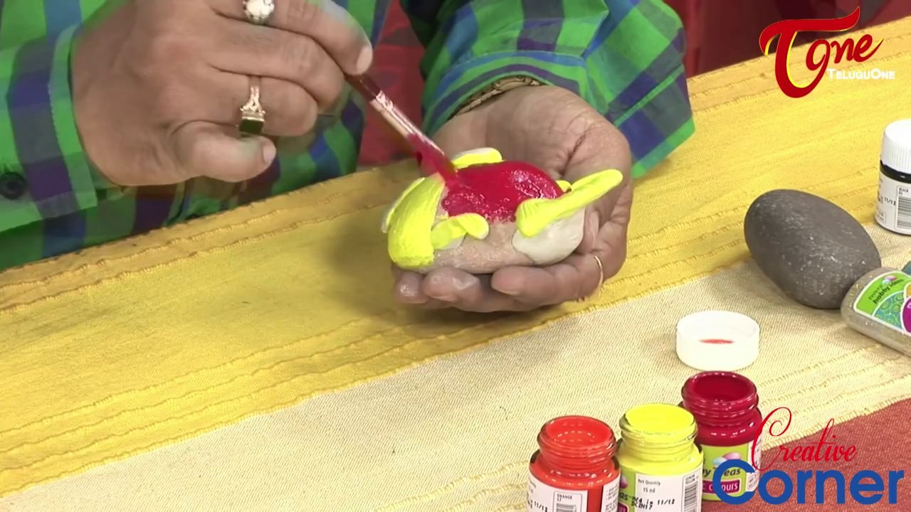 Creative Corner | How to Paint Stones and Pebbles for Paperweight
