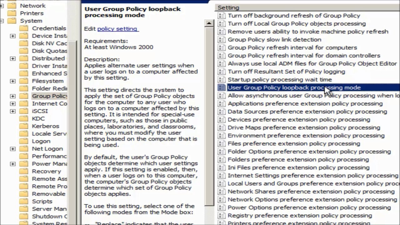 Loopback policy by SSDN Technologies