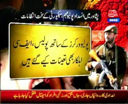 Peshawar Polio camping start amid high security