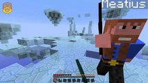 SKY BATTLE: ICE ISLANDS ★ Minecraft ★ Dumber Class 1 vs Meaty Class 2