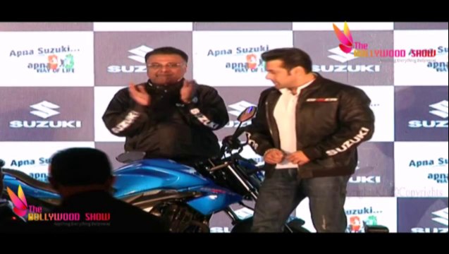 Salman Khan Launches Suzuki Gixxer 150cc Bike