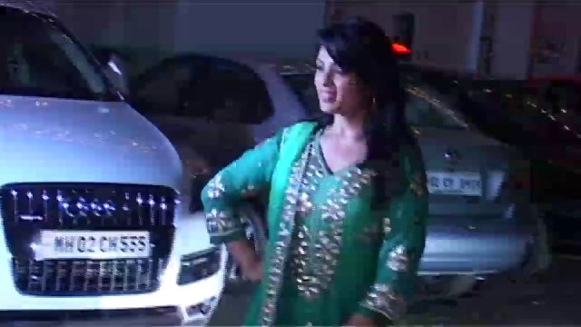 Abhishek Amitabh Bachchan Kajol Ajay Devgan grace Raghav Sachars wedding reception