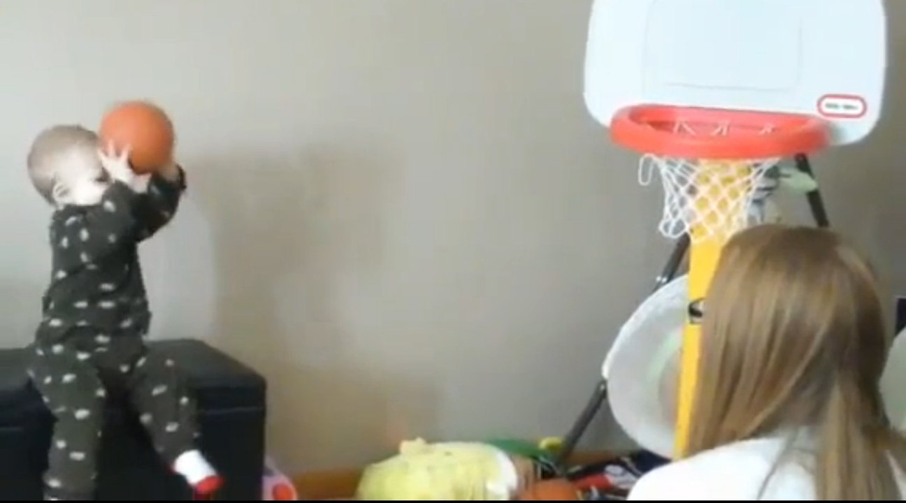 This 15 Month Old Is Better At Basketball Than You Will Ever Be!! NBA Next Rookie Of The Year !!