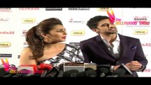 Hot Huma Qureshi & Saqib Saleem Spotted at Filmfare Awards 2013