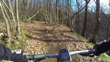 VTT a MONTMORENCY * 95 - descente vers le chateau de la chasse
