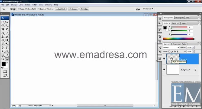 Layers Basic Photoshop Tutorials in URDU, Hindi by Emadresa
