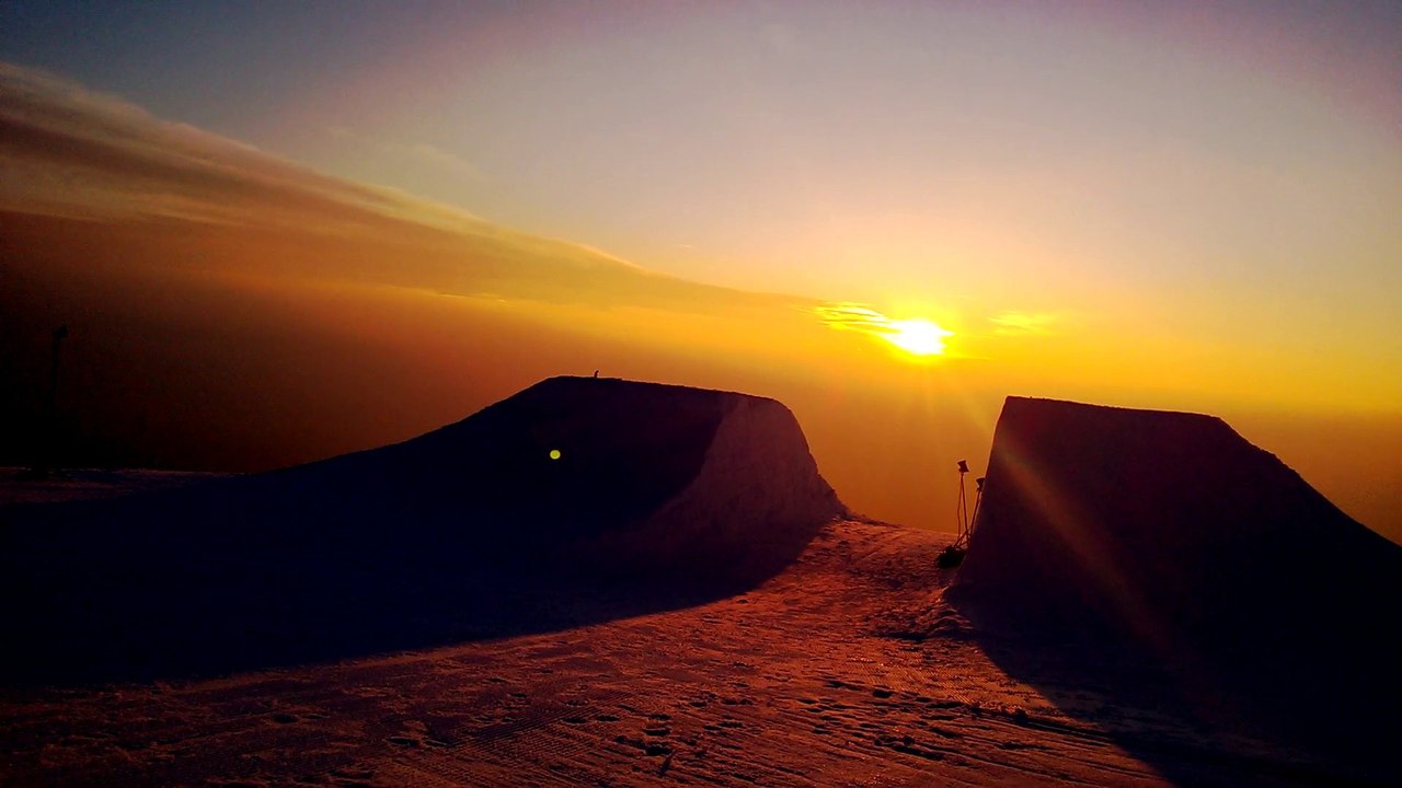 Sunset Shooting Act Snowboarding - Chamrousse - Rossignol Team - Nokia lumia
