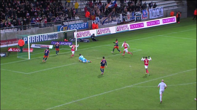But Abdelhamid EL KAOUTARI (65ème csc) - Stade de Reims - Montpellier Hérault SC - (2-4) - 01/02/14 - (SdR-MHSC)