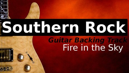 Backing Track for  Guitar in E Major and Minor - Fire in the Sky