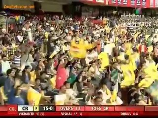 Chennai Rhinos Vs Karnataka Bulldozers 1st Inning Chennai Rhinos Over 01-05