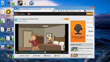 I'm trying out GoAnimate!