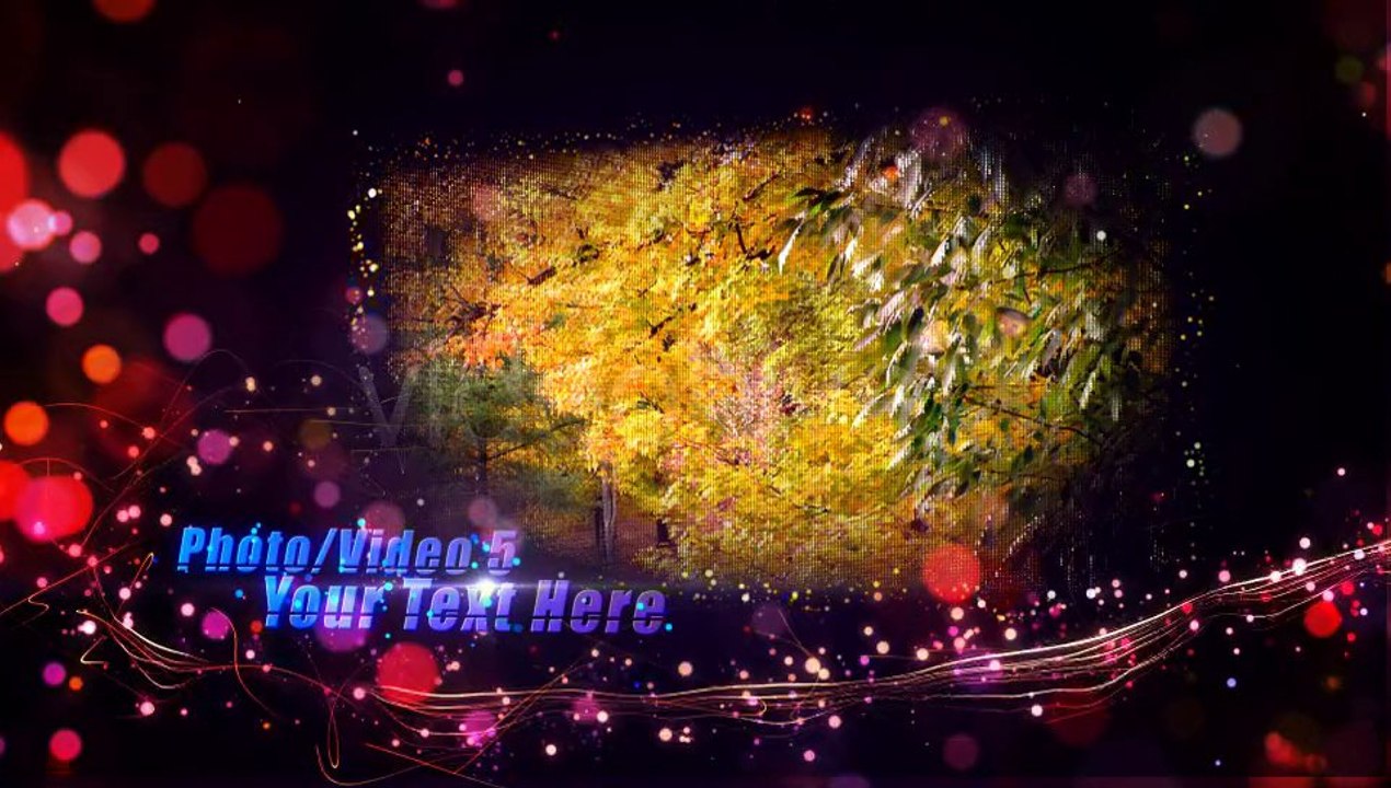 Colorful Particles Show