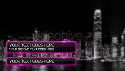 Elegant Lower Thirds