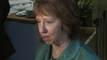 EU foreign policy chief calls for an end to Ukraine violence