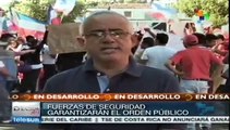 Policía impone calma entre aliados de candidatos salvadoreños