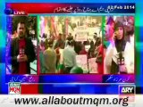 MQM hold public rally to Express solidarity with Quaid Altaf Hussain in Sukkur and Lahore zones