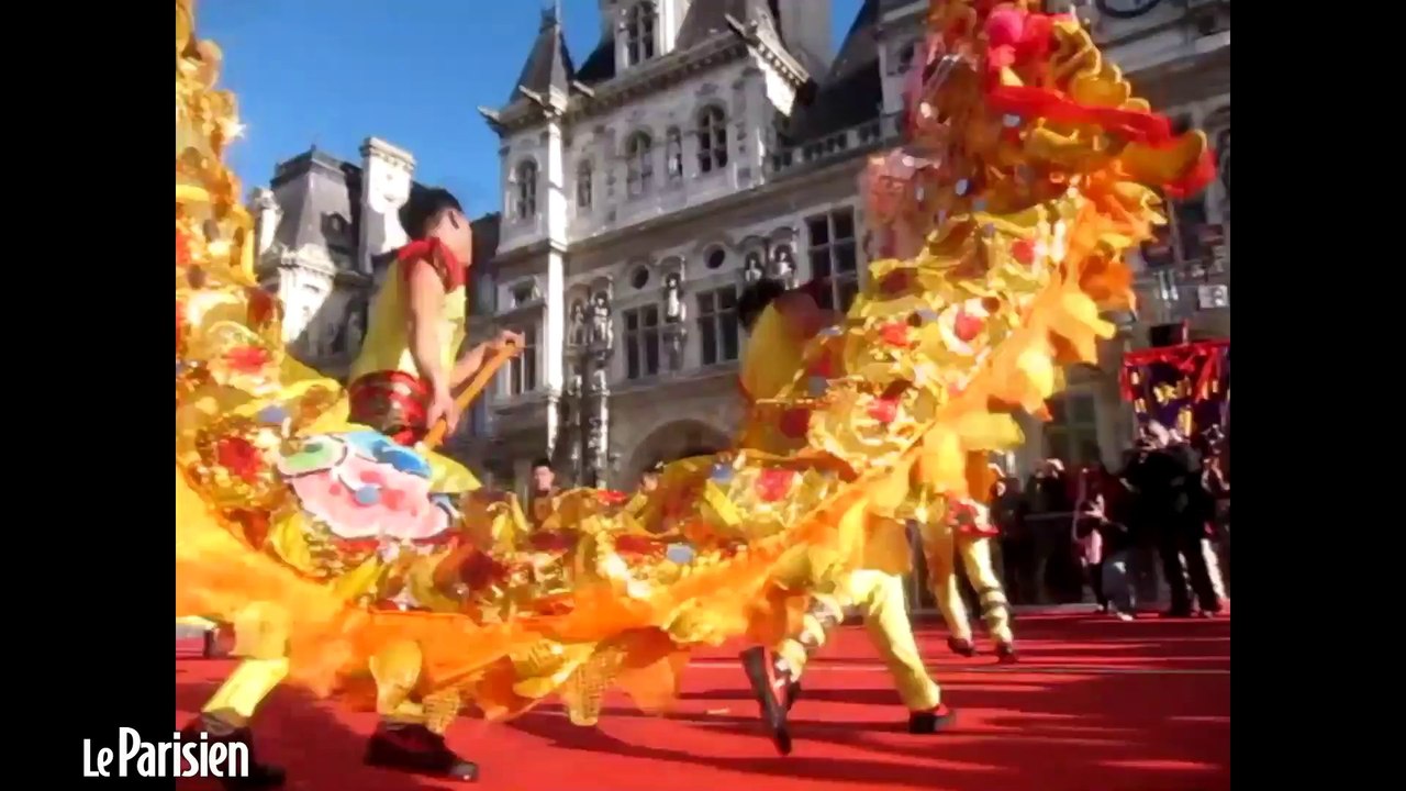Nouvel an chinois : la danse du lion à Paris