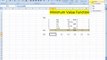Lesson 31 The Minimum Number Microsoft Office Excel 2007 2010 free Educational video Training Tutorials in Urdu Hindi language