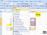 Lesson 40 The Find Next Microsoft Office Excel 2007 2010 free Educational video Training Tutorials in Urdu Hindi language