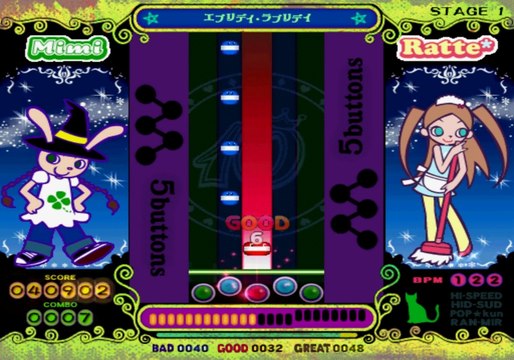 Popn Music 10 Gameplay HD 1080p PS2