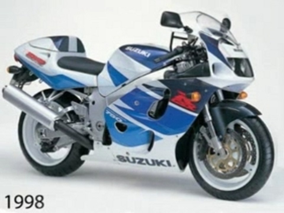 GSX-R750: 27 year morph of the gsxr