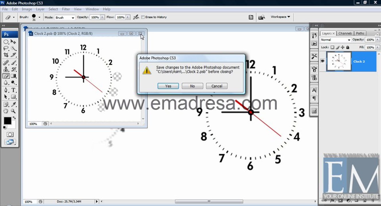 Smart Object  Basic Photoshop Tutorials in URDU, Hindi by Emadresa