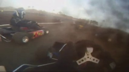 Go Kart CRASH - Lap Crazyness!
