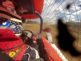 Savenay 2013 manche 1 vu d'un kart