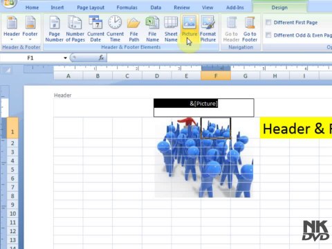 Lesson 59 The Header _ Footer Microsoft Office Excel 2007 2010 free Educational video Training Tutorials in Urdu Hindi language