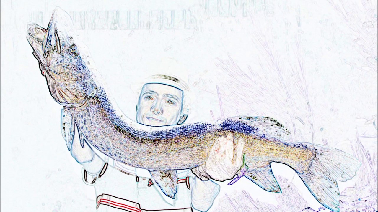 BROCHET 92cm en float-tube rhône 2013