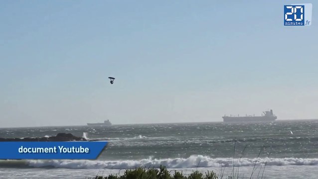 Une chute de 10 mètres en kitesurf