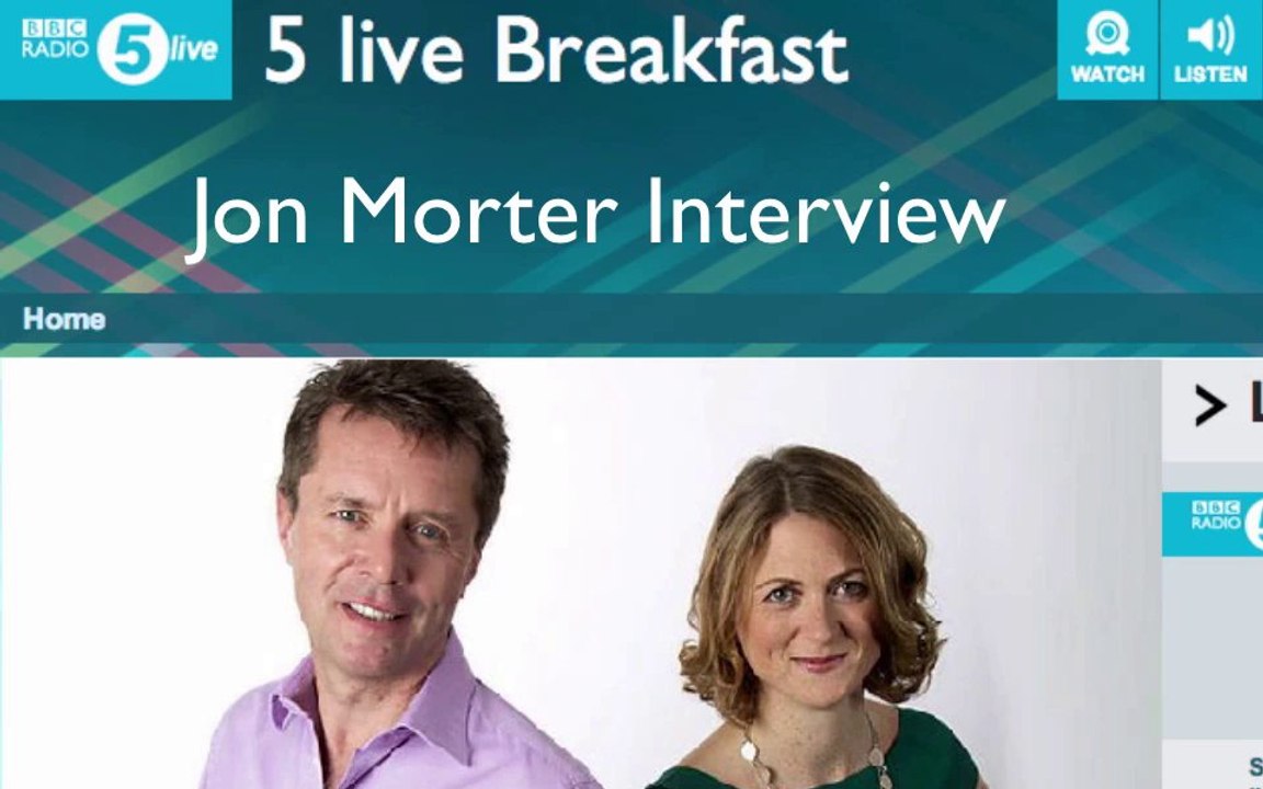 Jon Morter on Radio 5Live Breakfast - 10 years of Facebook